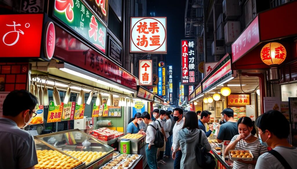 Osaka street food